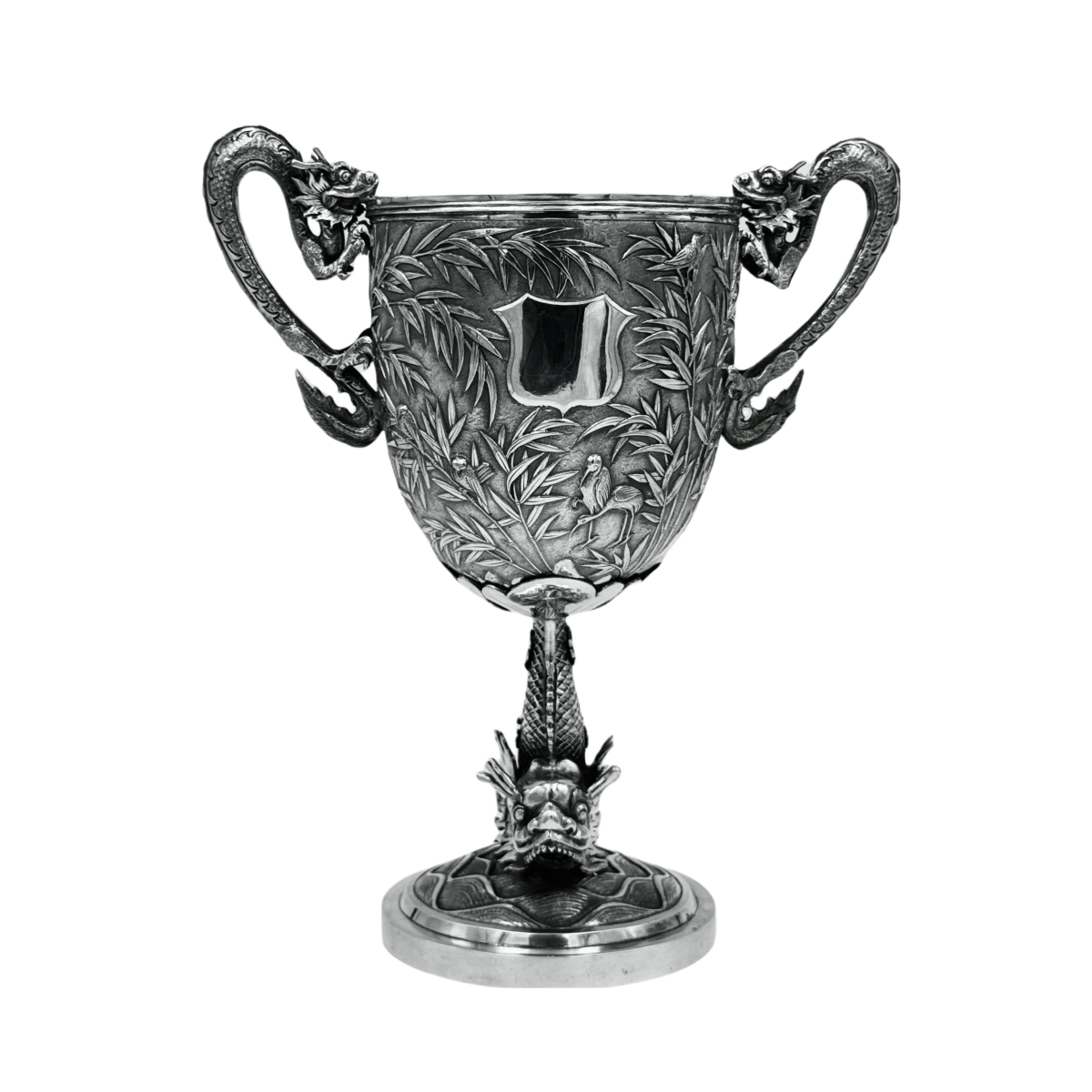 Chinese Export Silver Cup