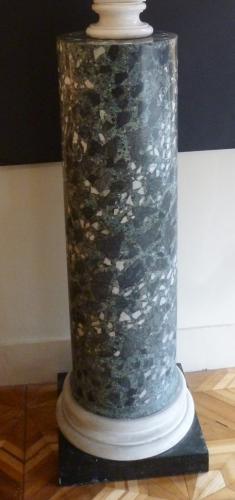 SCAGLIOLA AND MARBLE COLUMN