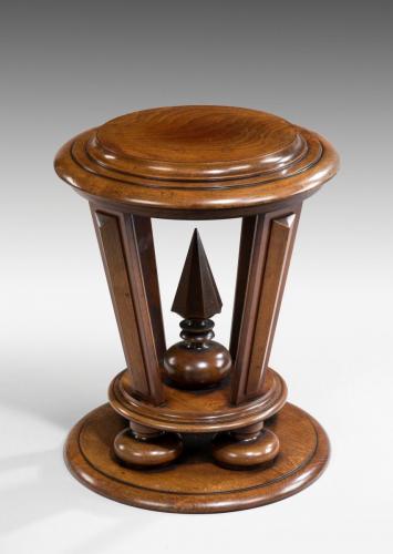 19th century small mahogany stand