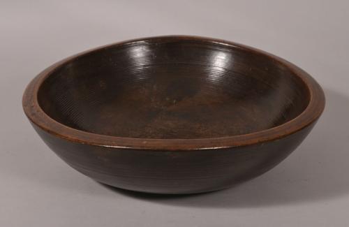 S/1784 19th Century Sycamore Bowl