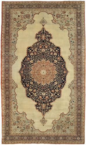 Antique Tabriz Carpet, Perisa, Circa 1890