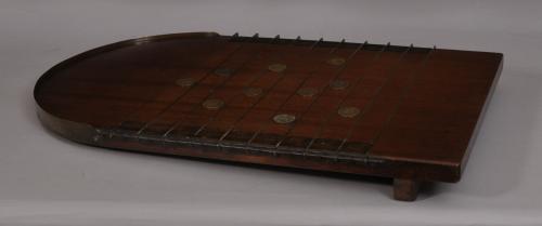 S/3369 Antique 19th Century Mahogany Shove Halfpenny Board