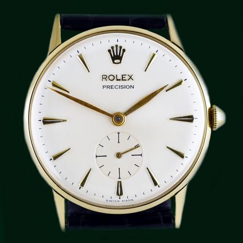 18ct Rolex Precision Wristwatch Circa 1959