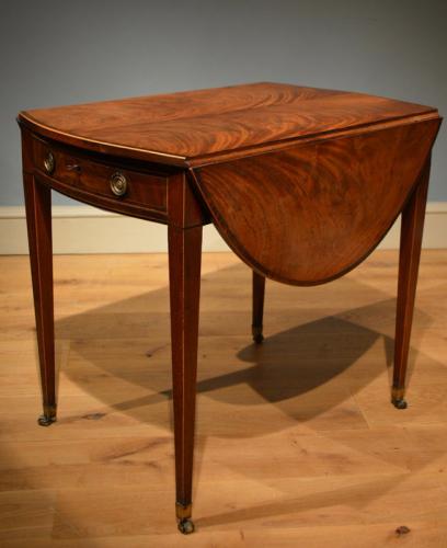 A George III mahogany Pembroke table  Circa 1790
