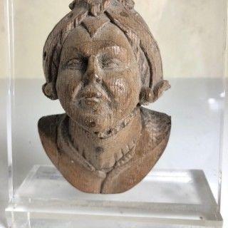 16th century Carving of a Female Head 
