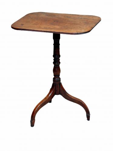 Regency Period Tilt Top Mahogany Lamp Table