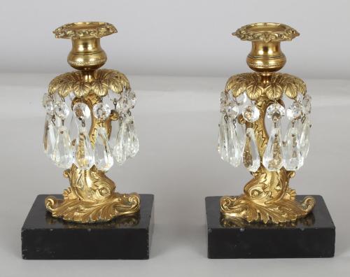 Pair of fine George IV period ormolu lights