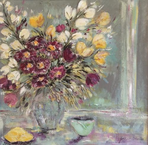 Mixed Autumn Flowers, Gillian Durno (b.1970)