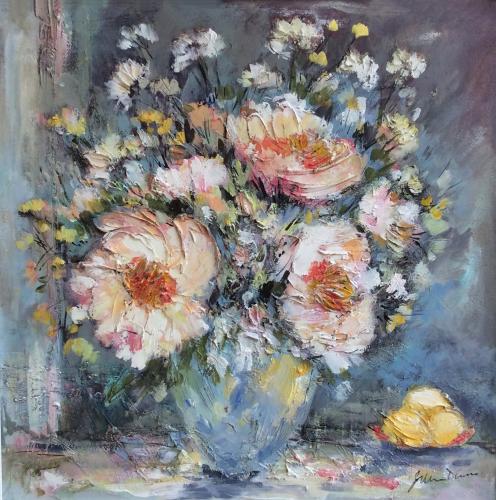 Vase of Peonies, Gillian Durno (b.1970)