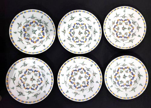 Dutch Delft set of six plates