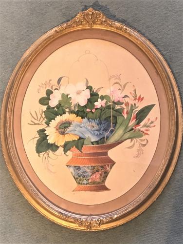 Watercolour of Flowers, Chinese School