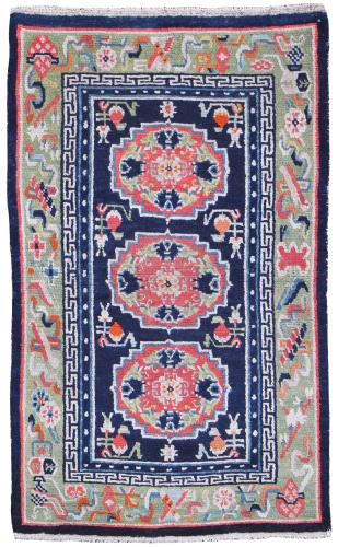 Antique Tibetan Khaden rug