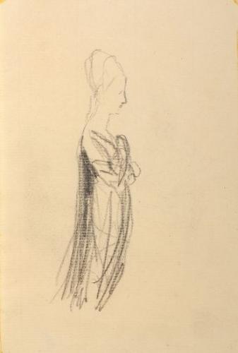 Study of a Woman in Profile, George Romney 1734-1802
