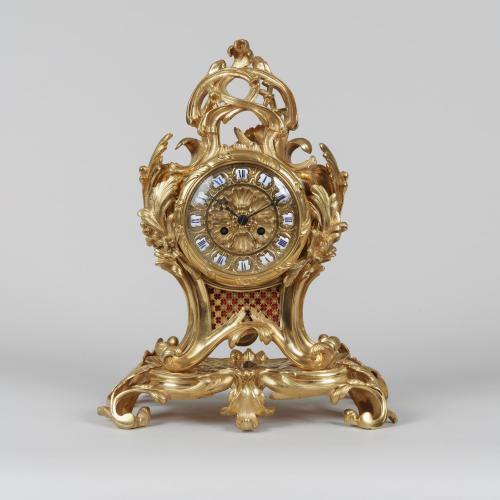 Mantle Clock In the Louis XV Manner