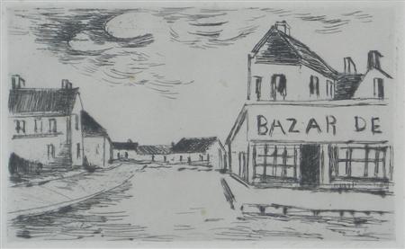 Le Bazar (for 'Visage des Maisons'), Maurice de Vlaminck (1876-1958)