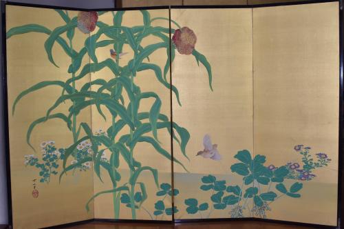Four Panel Screen, Edo Period, 18th Century
