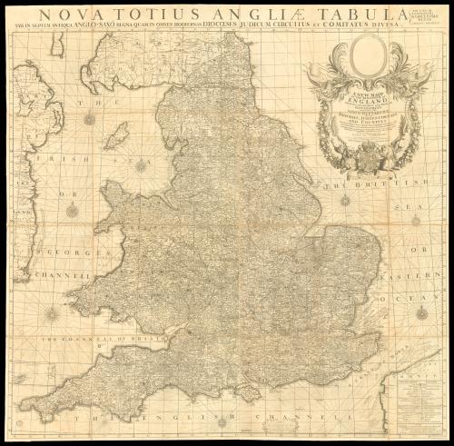 The definitive edition of Christopher Browne's monumental wall map of England and Wales