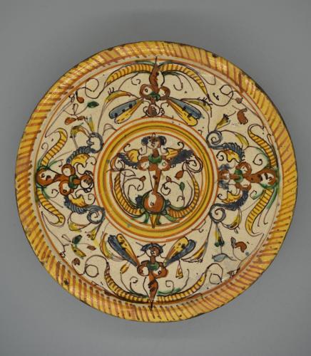 Majorca Pottery Tazza, Circa 1700