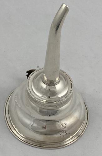 Georgian silver wine funnel 1797
