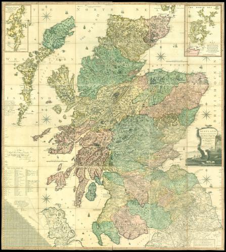 John Ainslie's Landmark Map of Scotland