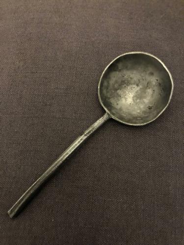 17th Century Pewter Spoon