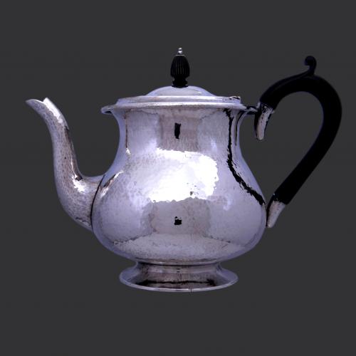 Sibyl Dunlop silver arts and crafts teapot