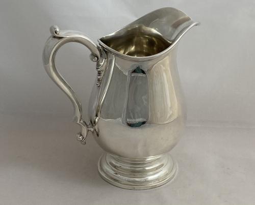 Sterling silver water jug Watson 