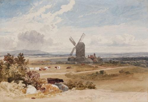 Mill on the Holmwood near Dorking, Surrey, Henry Gastineau, OWS (1791-1871)