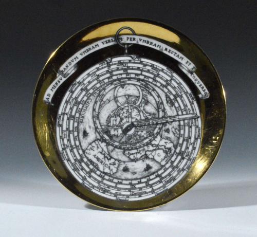 Vintage Piero Fornasetti Astrolabe Plate, No 5 in Series, 1960s-mid 1970s