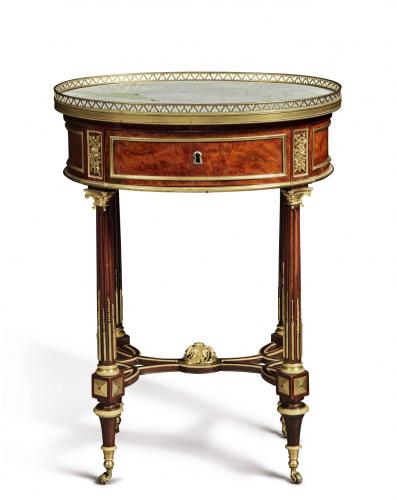 A Louis XVI Ormolu-Mounted Occasional table by Papst