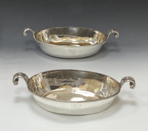 Pitts and Preedy Georgian silver baskets dishes 1799 
