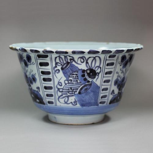 Frankfurt blue and white bowl, 18th century