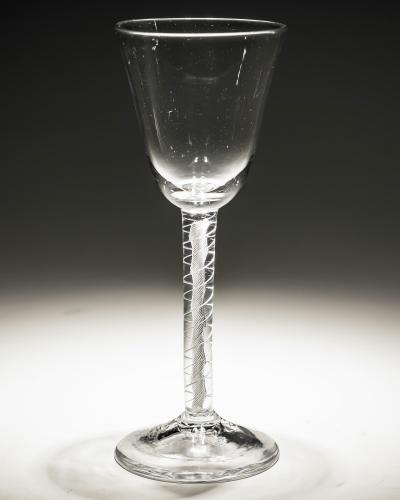 An Air Twist Wine Glass