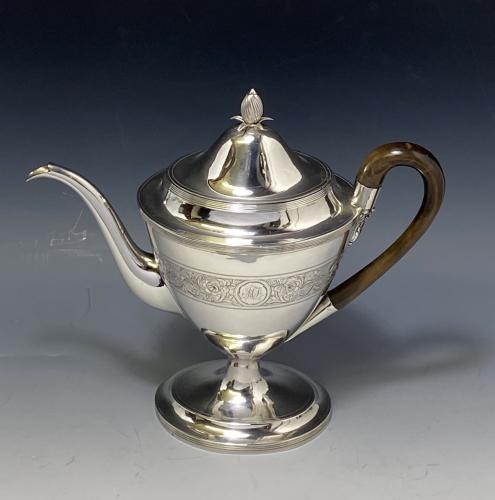 Bateman silver coffee pot 1799