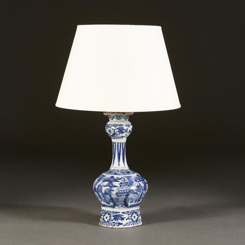 An 18th Century Delft Vase as a Lamp