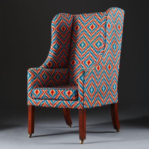 A Fine Early 19th Century Wingback Chair