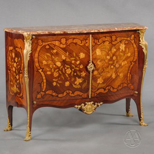 A Louis XV Style Marquetry Commode By Durand Dating From Circa 1880