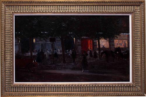 Amerino Cagnoni (Italian, 1855-1923), Luci Della Sera (Evening Lights), Milan
