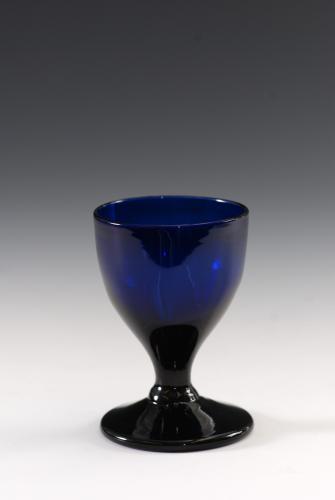 Small blue glass