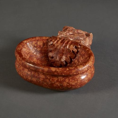 18th Century Red Marble Basin