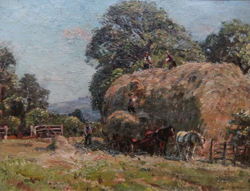 Herbert Royle Yorkshire landscape oil painting