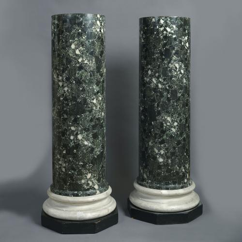 Verde Antico Scagliola Columns