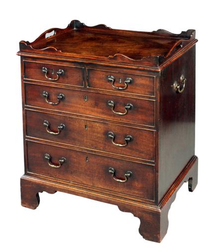 George III Chippendale Period Night Commode