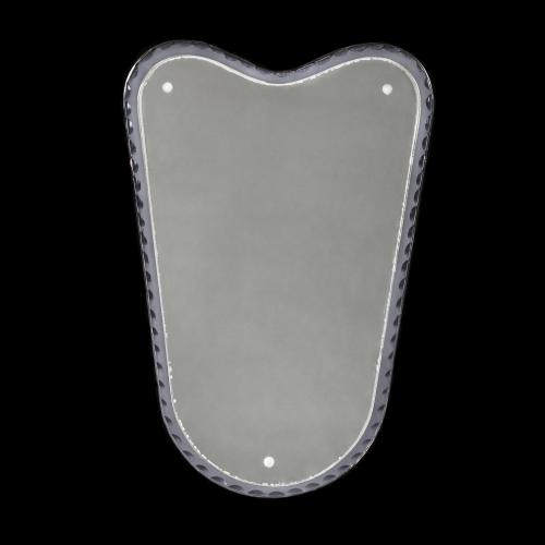 1950s Venetian Mirror of Shield Form