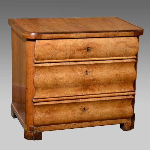 Small Scandinavian ash chest of drawers