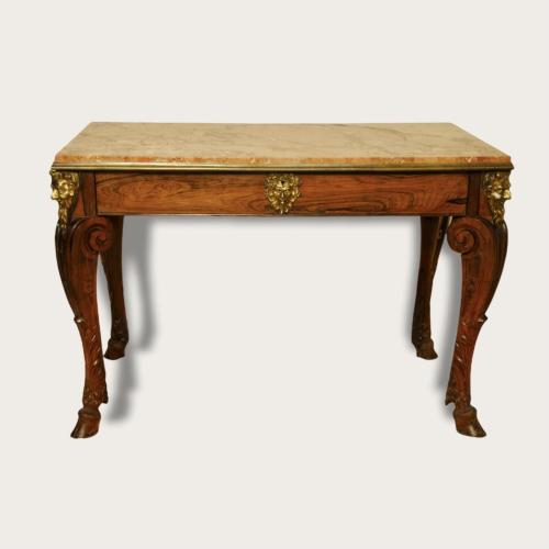19th Century Rosewood and Ormolu Mounted Centre Table