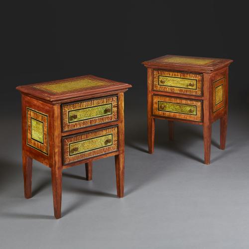 Early 19th Century Italian Painted Bedside Commodes