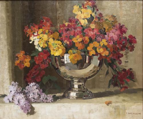 'Wallflowers' by Herbert Davis Richter (1874 - 1955)