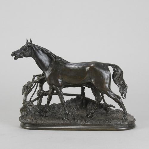 Mid 19th Century Art Nouveau bronze entitled "Djinn" by P J Mêne