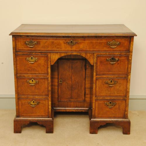 18th Century Walnut Kneehole Desk